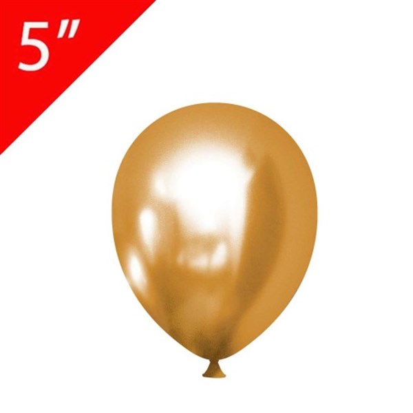 KBK Market 5 inç Balon Altın 25 Adet ( küçük boy )