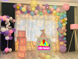 KBK Market Makaron Balonlu Ultra Lüks Set