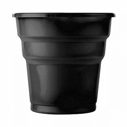 KBK Market Siyah Sert Plastik Bardak-10 Adet